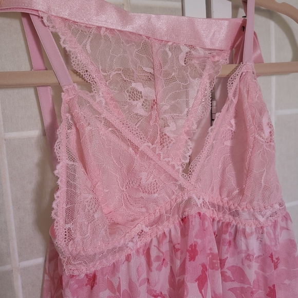 French Affair pink nightie set New size L - Picture 3 of 6